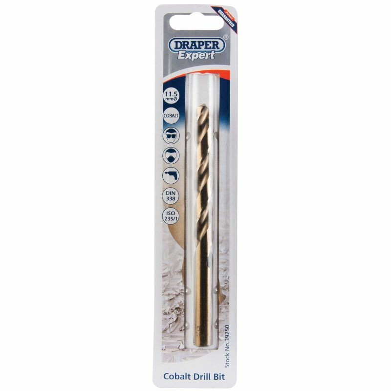 Draper Tools Spiralbohrer 11,5 mm, Kobalt D39250