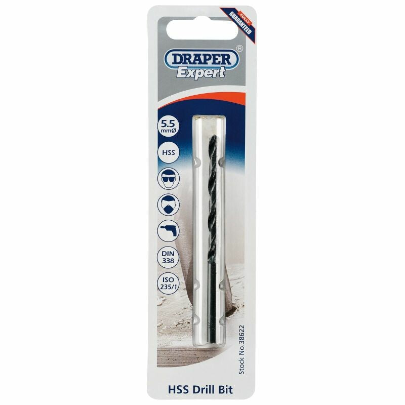 Draper Tools Spiralbohrer 5,5 mm D38622