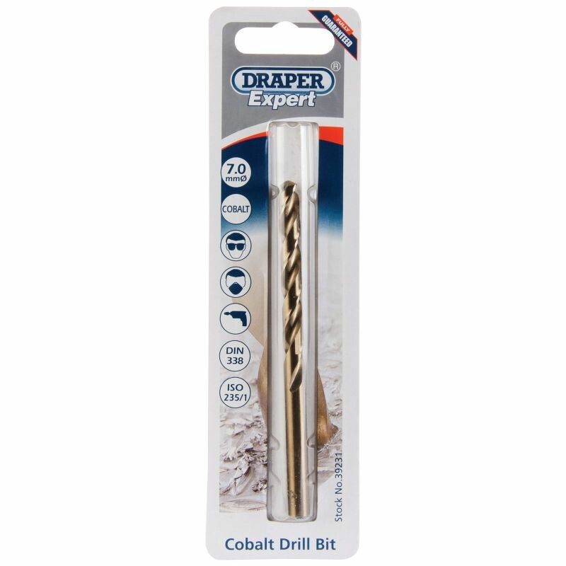 Draper Tools Spiralbohrer 7,0mm, Kobalt D39231
