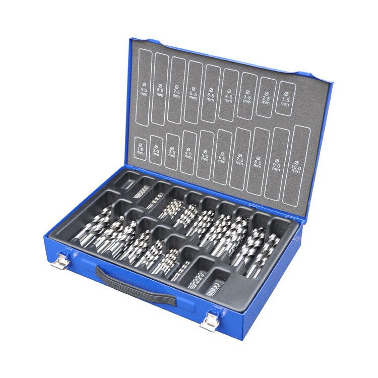 Deltach Spiralbohrersatz im Etui bis 10 mm, 170 Stück 730006