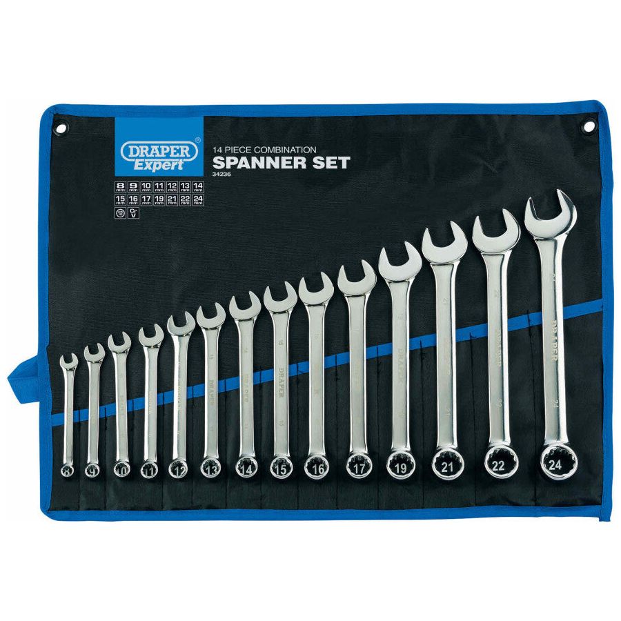 Draper Tools Steckschlüsselsatz, 14-teilig D34236