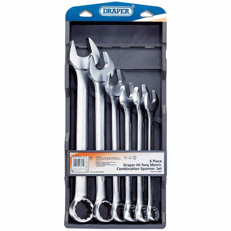 Draper Tools Schraubenschlüssel-Satz XL, 6-teilig D26695