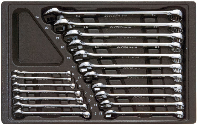 Doppelsteckschlüssel-Satz, 18-teilig, L-Modul