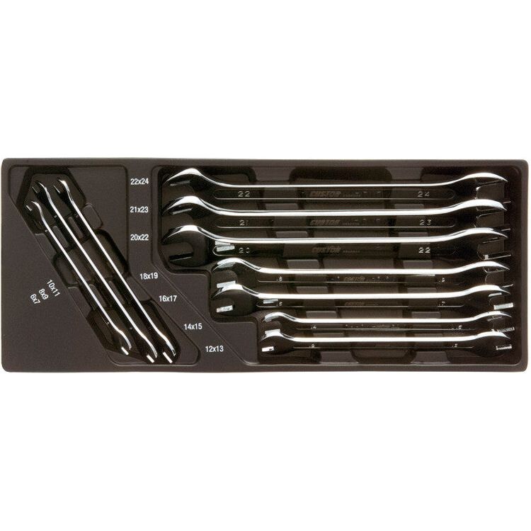 Custor Schlüsselsatz extra dünn, 10-teilig, M-Modul CWS23310S