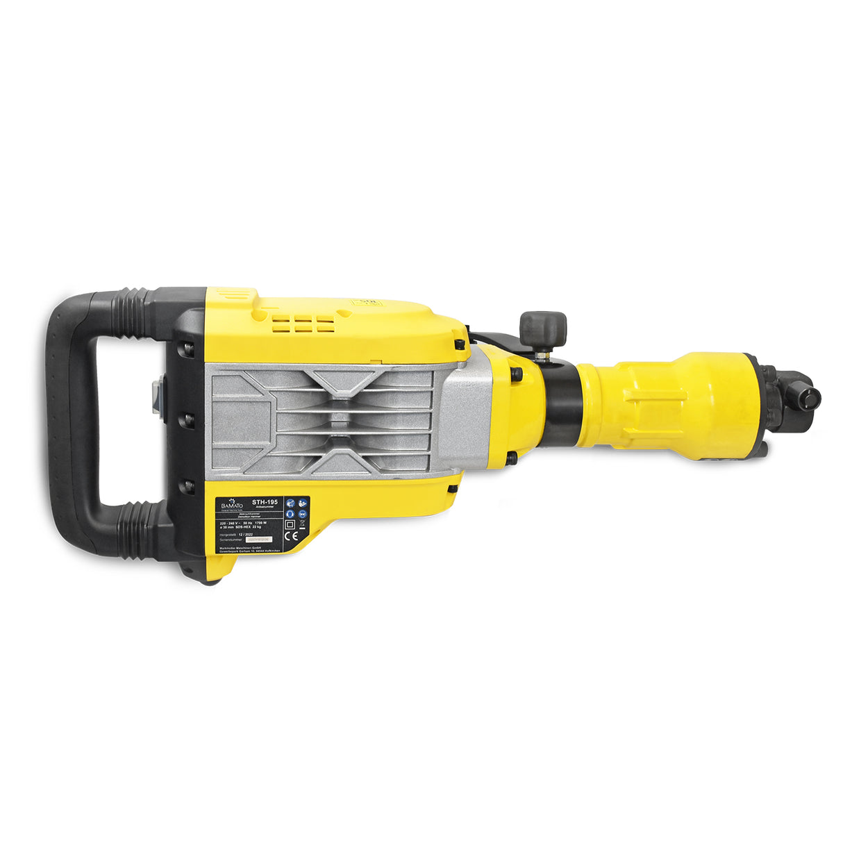BAMATO STH-195 Abbruchhammer mit 7-teiligem Zubehörsatz