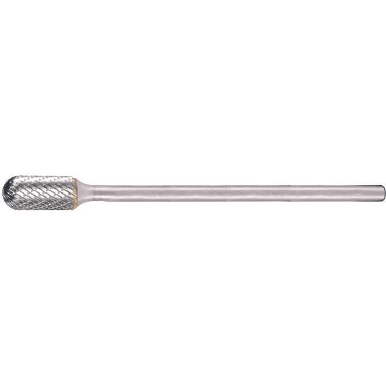 Rotationsfeile Doppelschnitt Kugelkopf Spitze 8mm Kopf 6mm Schaft 150mm(6) lang Rotationsfeile Doppelschnitt Kugelkopf Spitze 8mm Kopf 6mm Schaft 150mm(6) lang