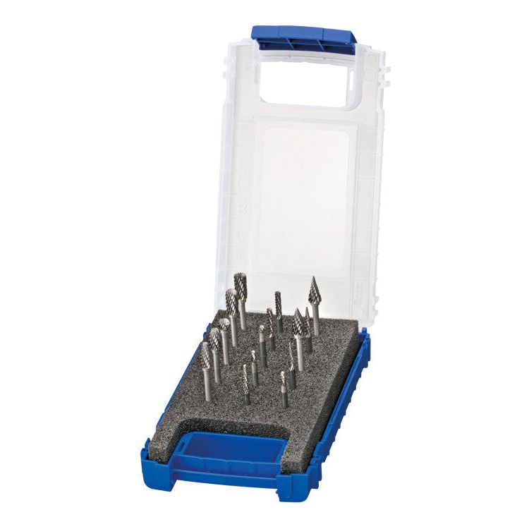 Deltach Fräsersatz 3mm, Hartmetall, 15-teilig 735015