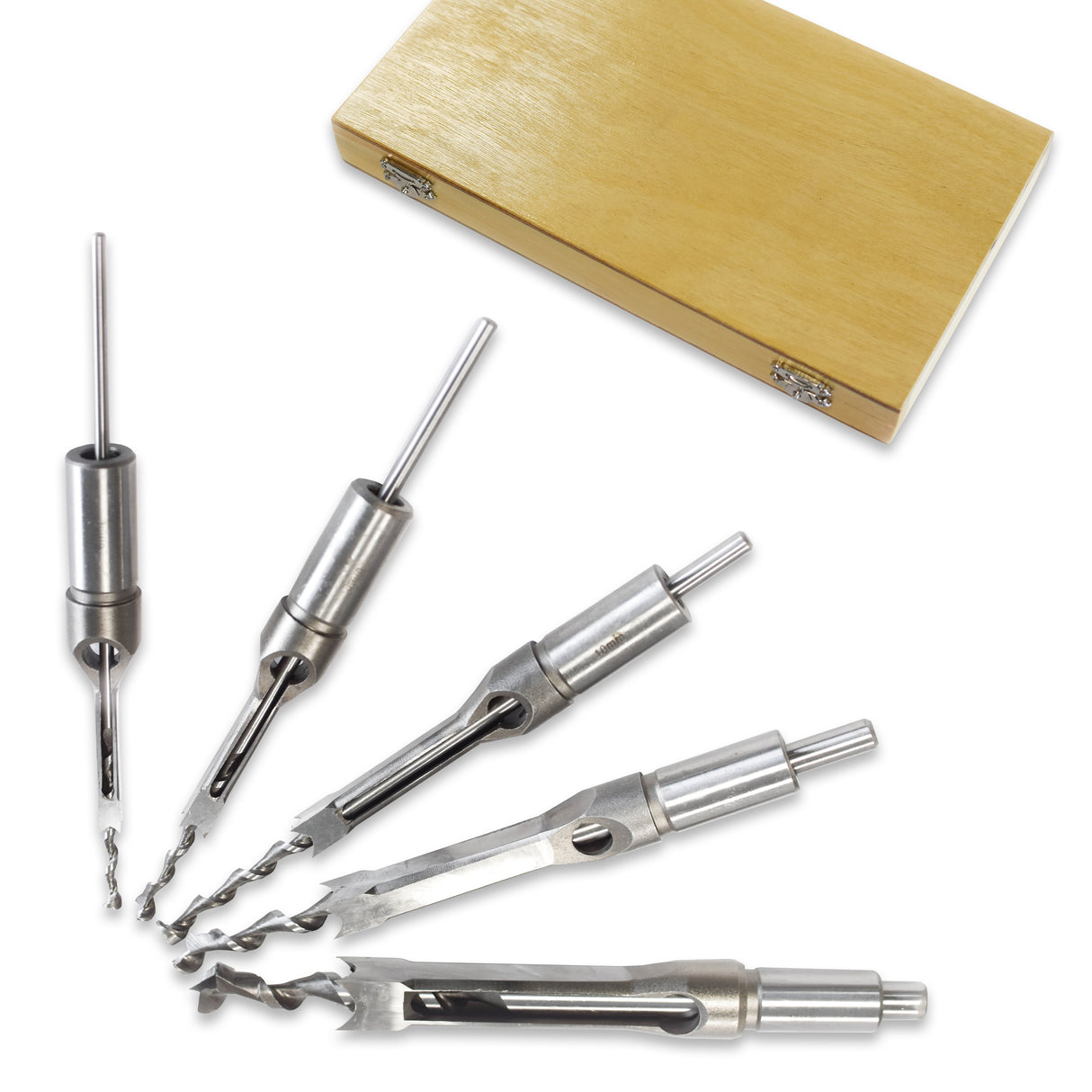 BAMATO 5-tlg. Stechbohrer-Set in Holzbox