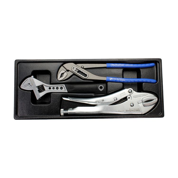 Deltach Zangensatz (inkl. Wasserpumpenzange), 3 Stück, S-Modul 423100