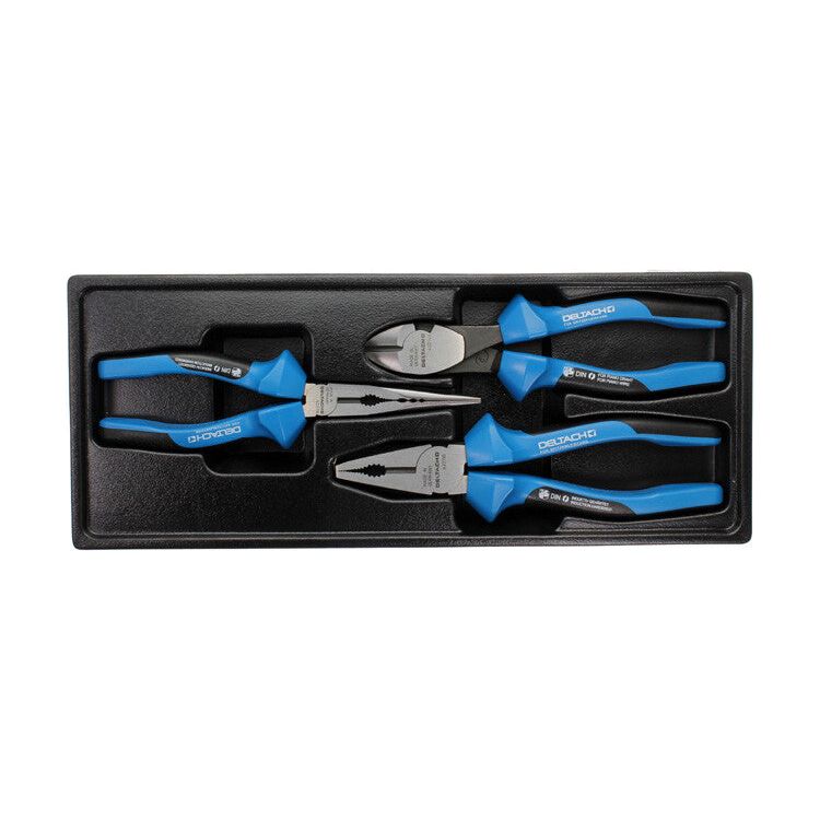 Deltach Zangensatz (Cutter, Kamm, Spitzzange), 3tlg, S-Module 422100