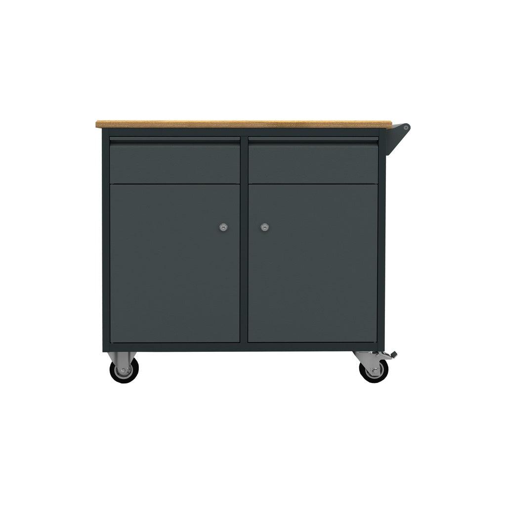 TOOLBOX4YOU Mobile Werkbank mit 2 Schubladen und 2 Türen - WBG01M - Tools.de TP Profishop GmbH