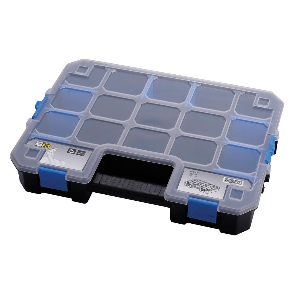 TOOLBOX4YOU Organizer Box Large - Aufbewahrungskasten mit Griff - PTB400 - Tools.de TP Profishop GmbH