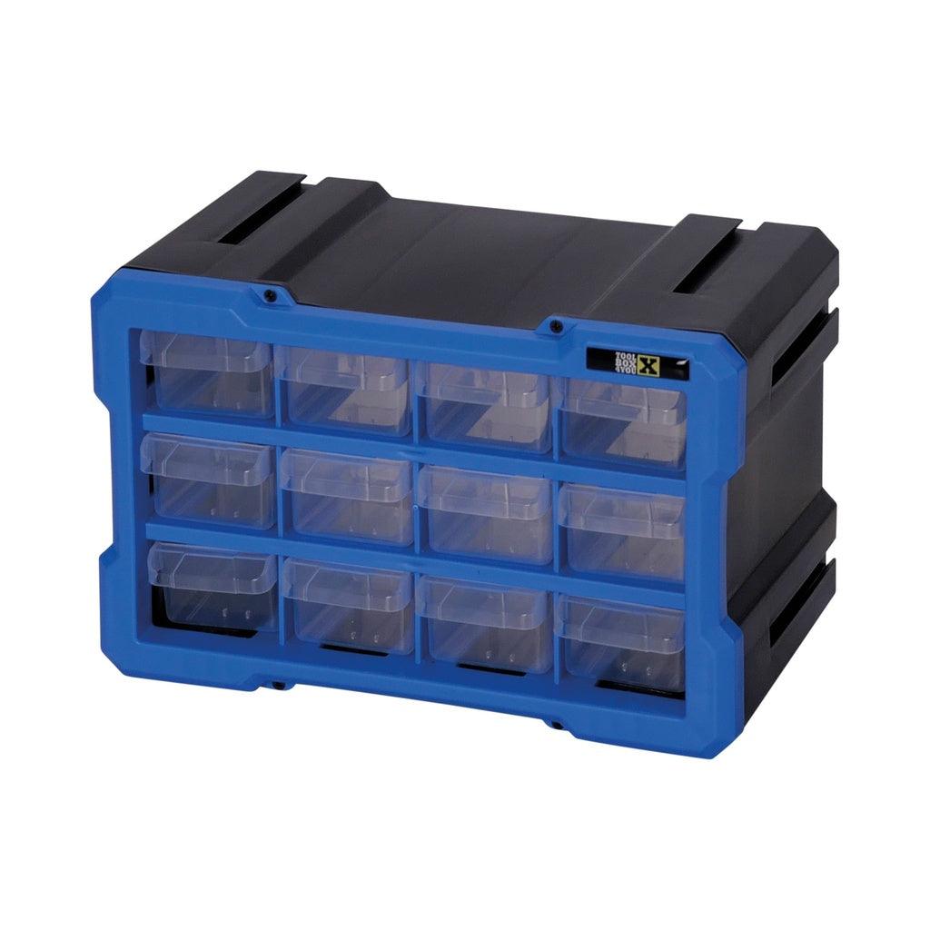 TOOLBOX4YOU Schubladenkasten mit 12 Schubladen - Schubladen-Satz - MDS12M - Tools.de TP Profishop GmbH