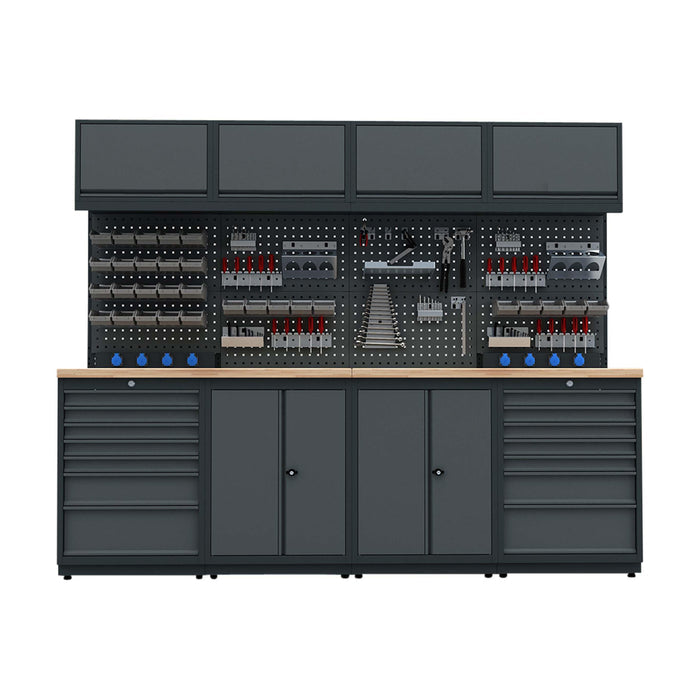 Bullram TOOLBOX4YOU Expert Serie BGMODE Werkstatteinrichtung Set - Werkstattmodul E - KFZ Profi Werkbank