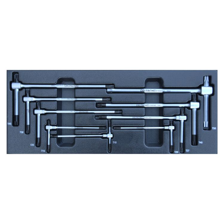 Deltach Torx T-Schlüssel-Satz, 9-teilig, M-Modul 316100