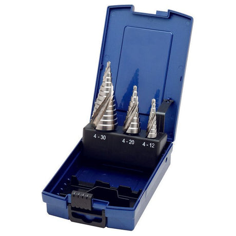 Deltach Treppenbohrer-Set Edelstahl, 3-teilig 734192