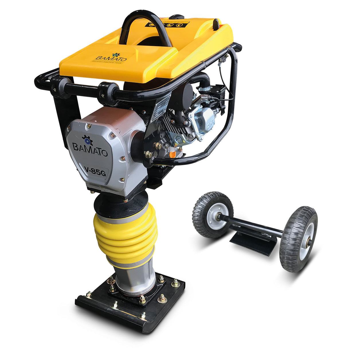 BAMATO V-85G Vibrationsstampfer mit Fahrwerk
