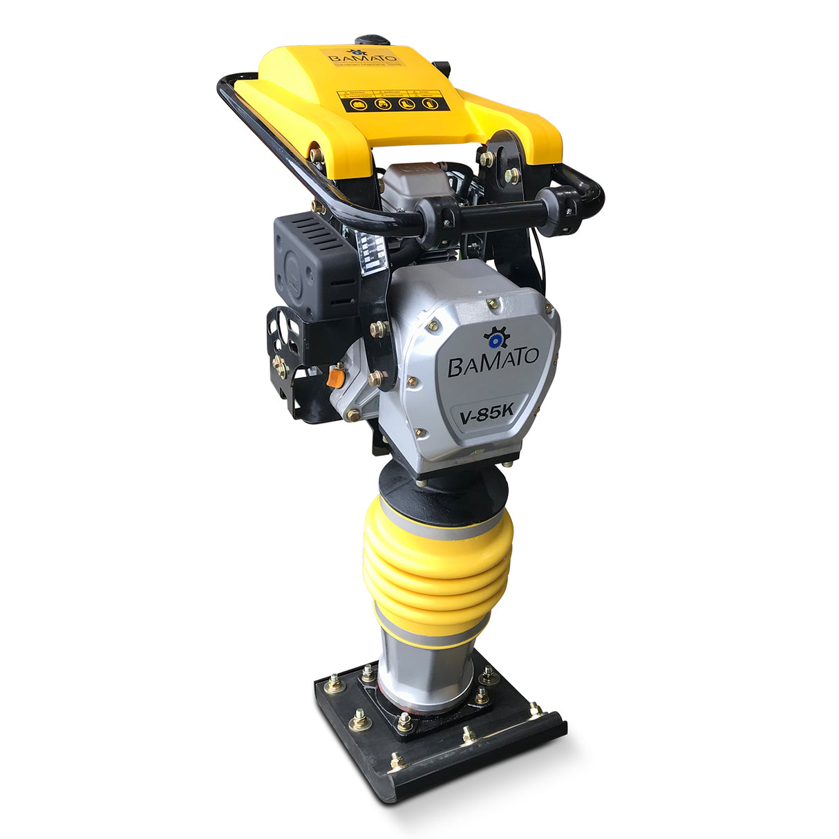 BAMATO Vibrationsstampfer V-85K mit Fahrgestell (schmale Ausführung)