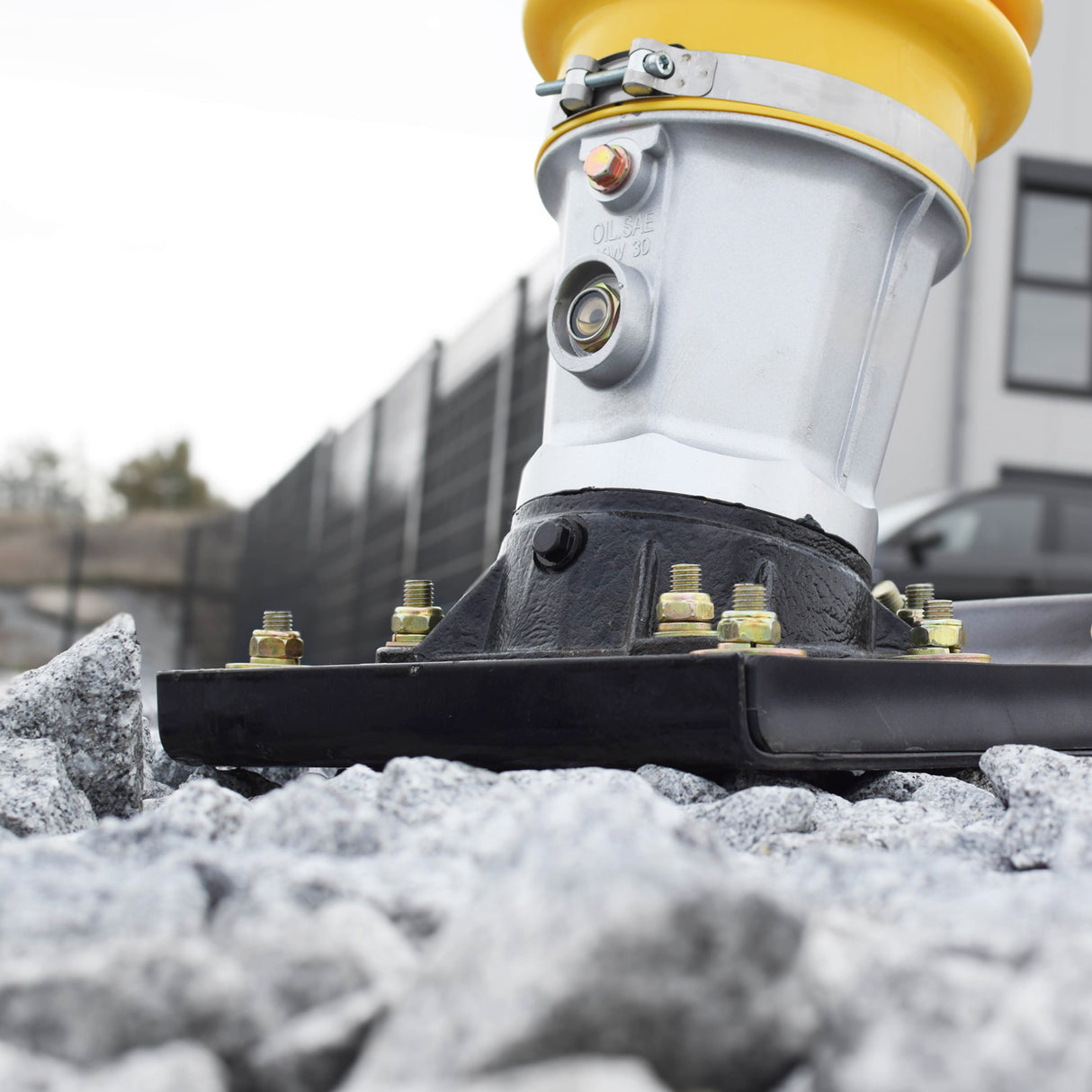 BAMATO V-90G Vibrationsstampfer mit Fahrwerk