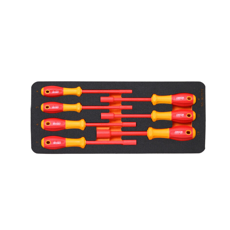 VDE-Steckschlüssel-Satz, 7-tlg., M-Modul