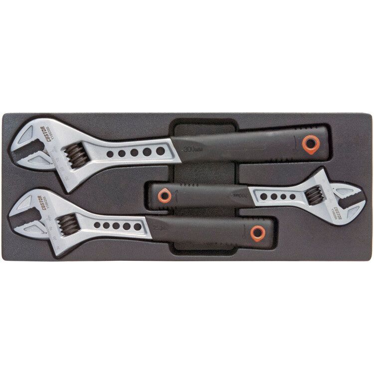 Custor Verstellbarer Schraubenschlüssel-Satz, 3tlg, S-modul CWS11003S