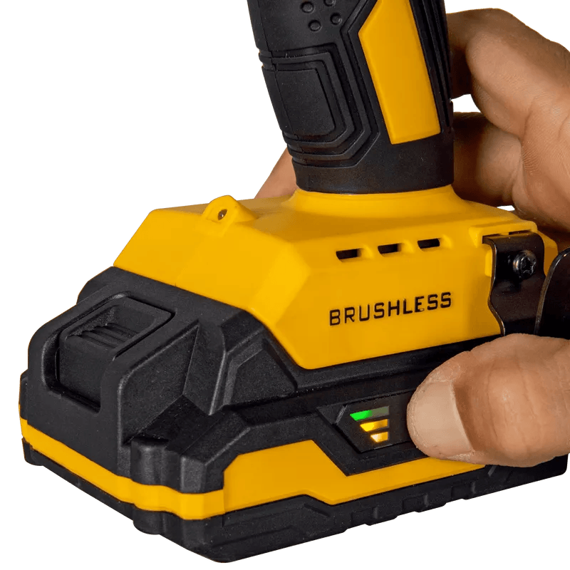 VITO Akku-Bohrschrauber mit bürstenlosem Motor 20V - 2 Geschwindigkeitsstufen, Lithium-Ionen-Akku, Schnellstoppfunktion - Pro Power - VIBBSFL20 - Tools.de TP Profishop GmbH