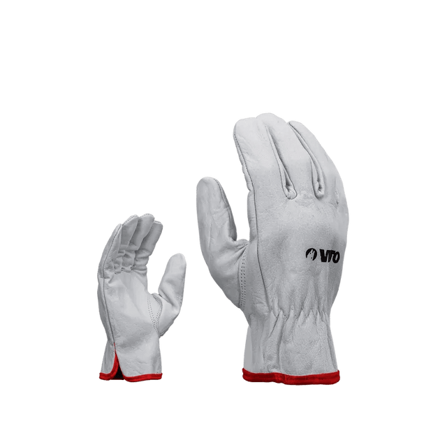 VITO Arbeitshandschuhe aus echtem Leder - EU Gr. 10" XL - Norm: EN 388:2016 und EN 420:2003+A1:2009 - Sicherheitshandschuhe, Handschuhe, Arbeitshandschuhe - Security - VILPA - Tools.de TP Profishop GmbH