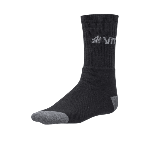 VITO Arbeitssocken - 3 Paar - bequeme Socken für jeden Tag - perfekt für die Arbeit - hoher Baumwollanteil - schwarz/grau - Security - Tools.de TP Profishop GmbH