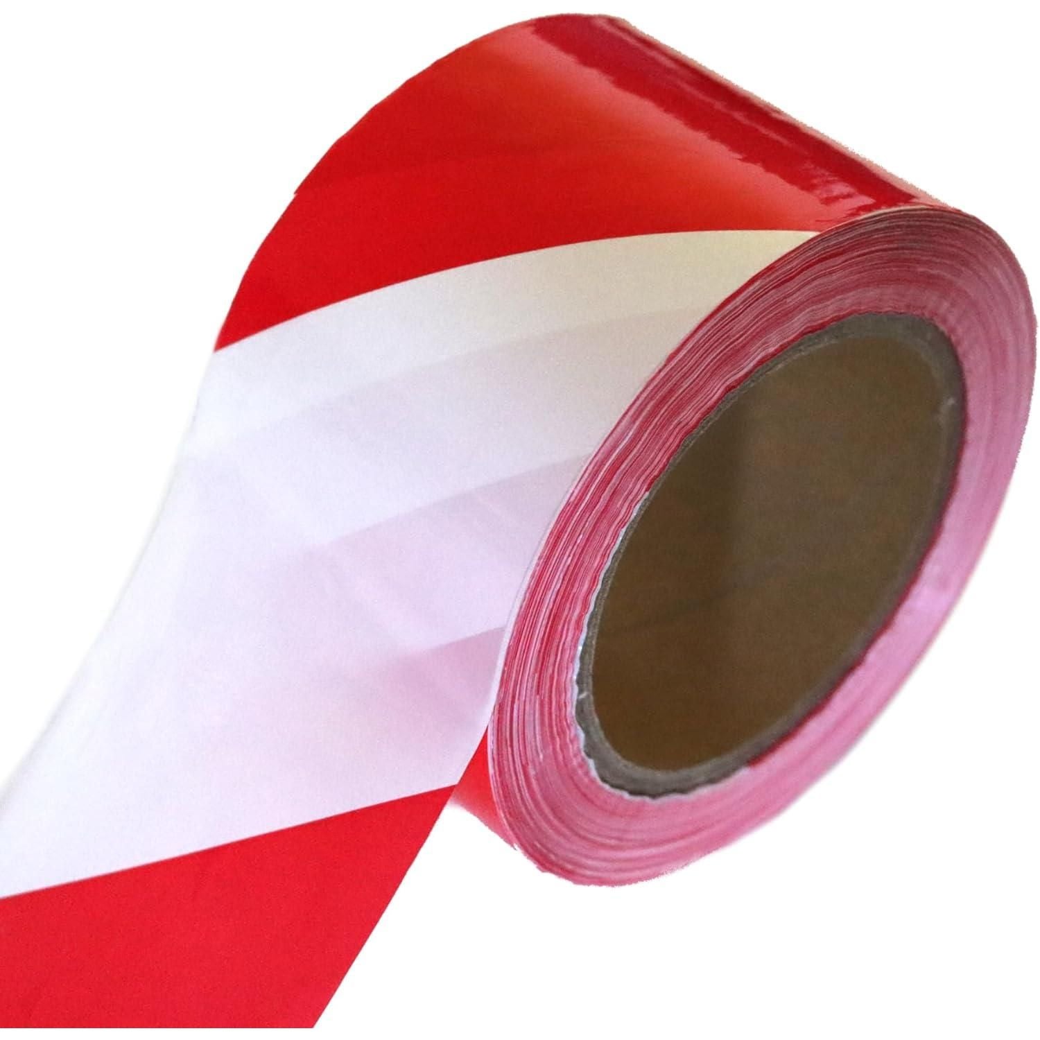 VITO Flatterband Rolle 200m x 70mm - Absperrband, Warnband, Markierungsband, Trassenband, Absperrungsband, Sperrband - rot/weiß im Karton - nicht klebend - Security - VIFM200 - Tools.de TP Profishop GmbH