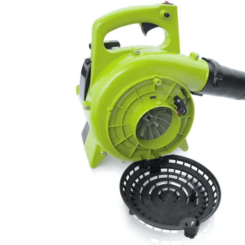 VITO Leistungsstarker Benzin-Laubbläser & Laubsauger 2T - 27cc - 0,95 PS - 180 km/h Luftgeschwindigkeit - 50L Fangsack - Tools.de TP Profishop GmbH