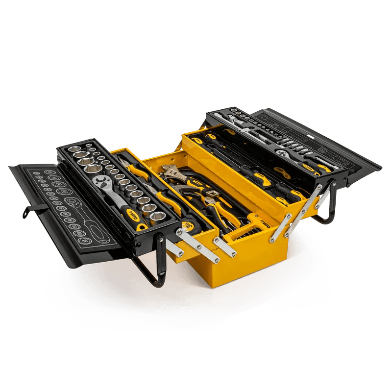 VITO Werkzeugkasten VICMF89 - 89-teiliges Profi-Werkzeugset für Heimwerker und Handwerker - Tools.de TP Profishop GmbH
