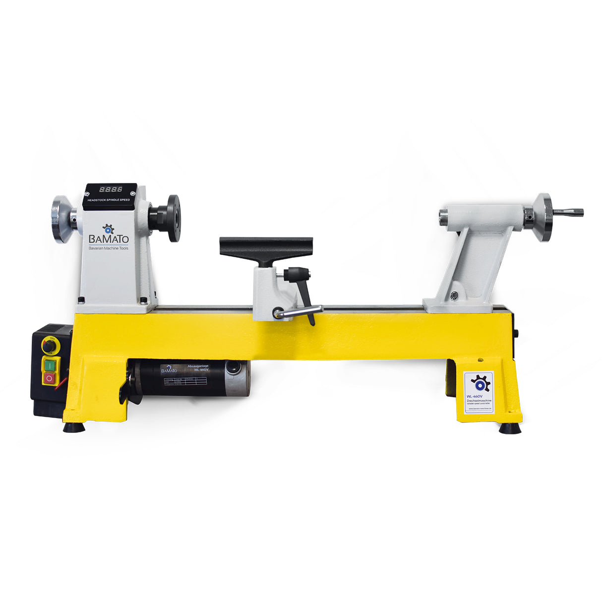 BAMATO WL-460V Drechselmaschine mit variabler Geschwindigkeit