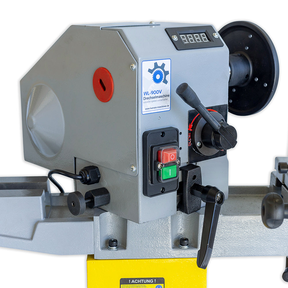 BAMATO WL-900V Drechselmaschine mit drehbarem Spindelstock