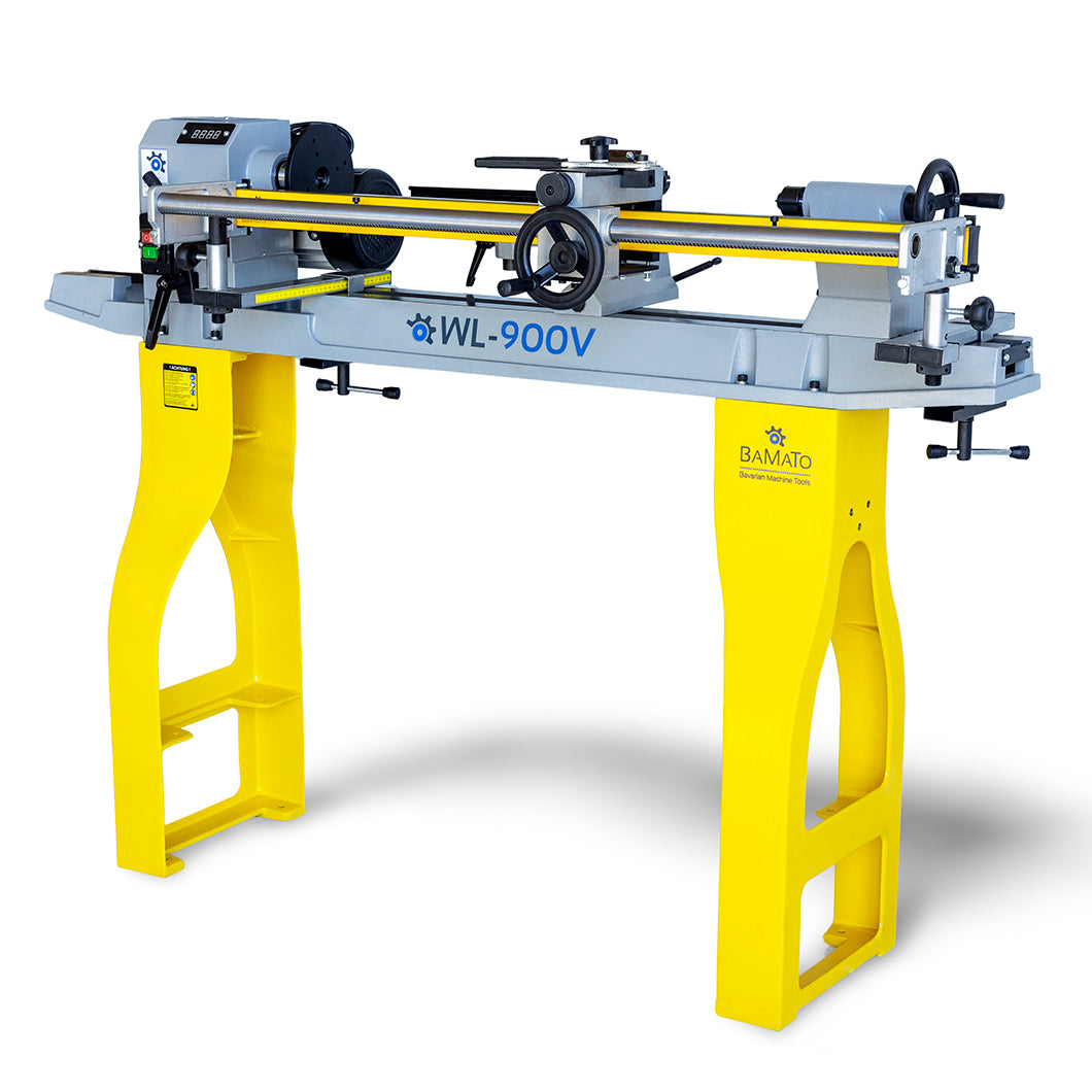 BAMATO WL-900V Drechselmaschine mit drehbarem Spindelstock