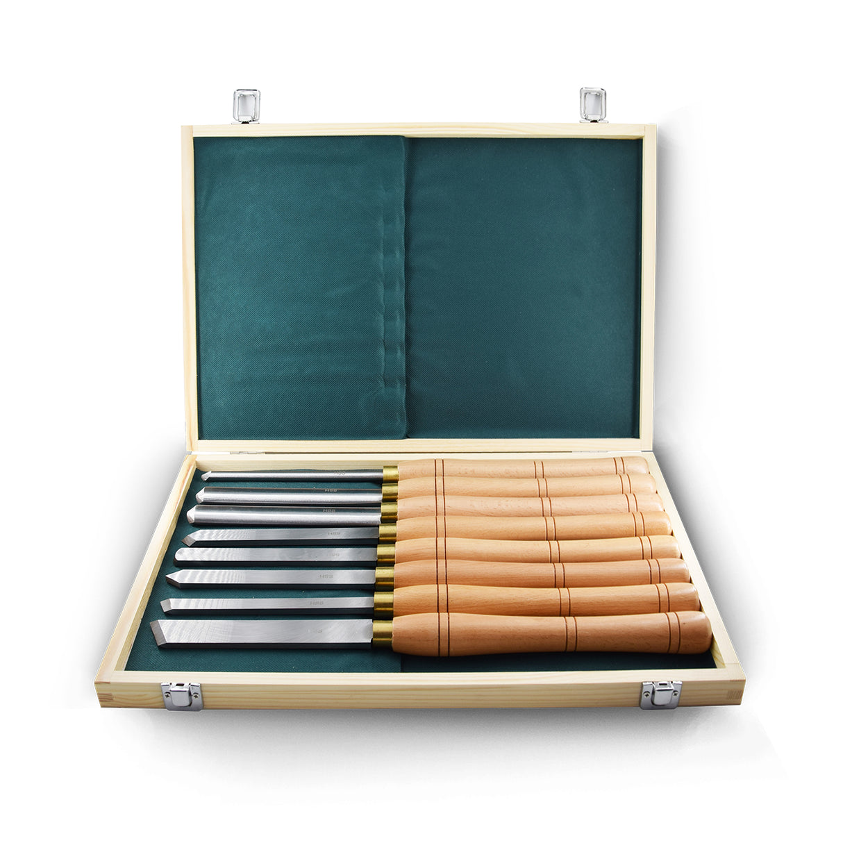 BAMATO HSS Meißel 8-teilig in Holzbox