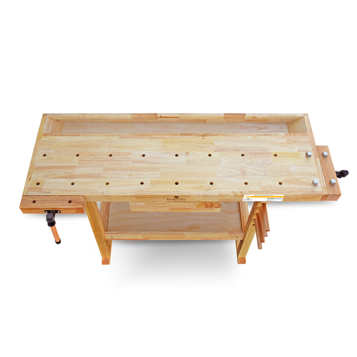 BAMATO WORK-1520 Massivholz-Werkbank