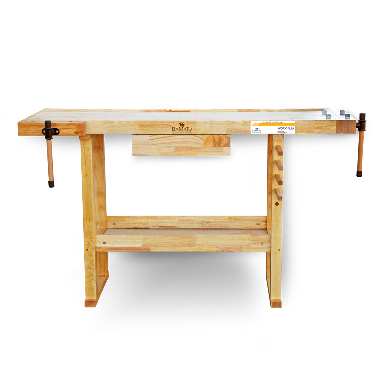 BAMATO WORK-1520 Massivholz-Werkbank