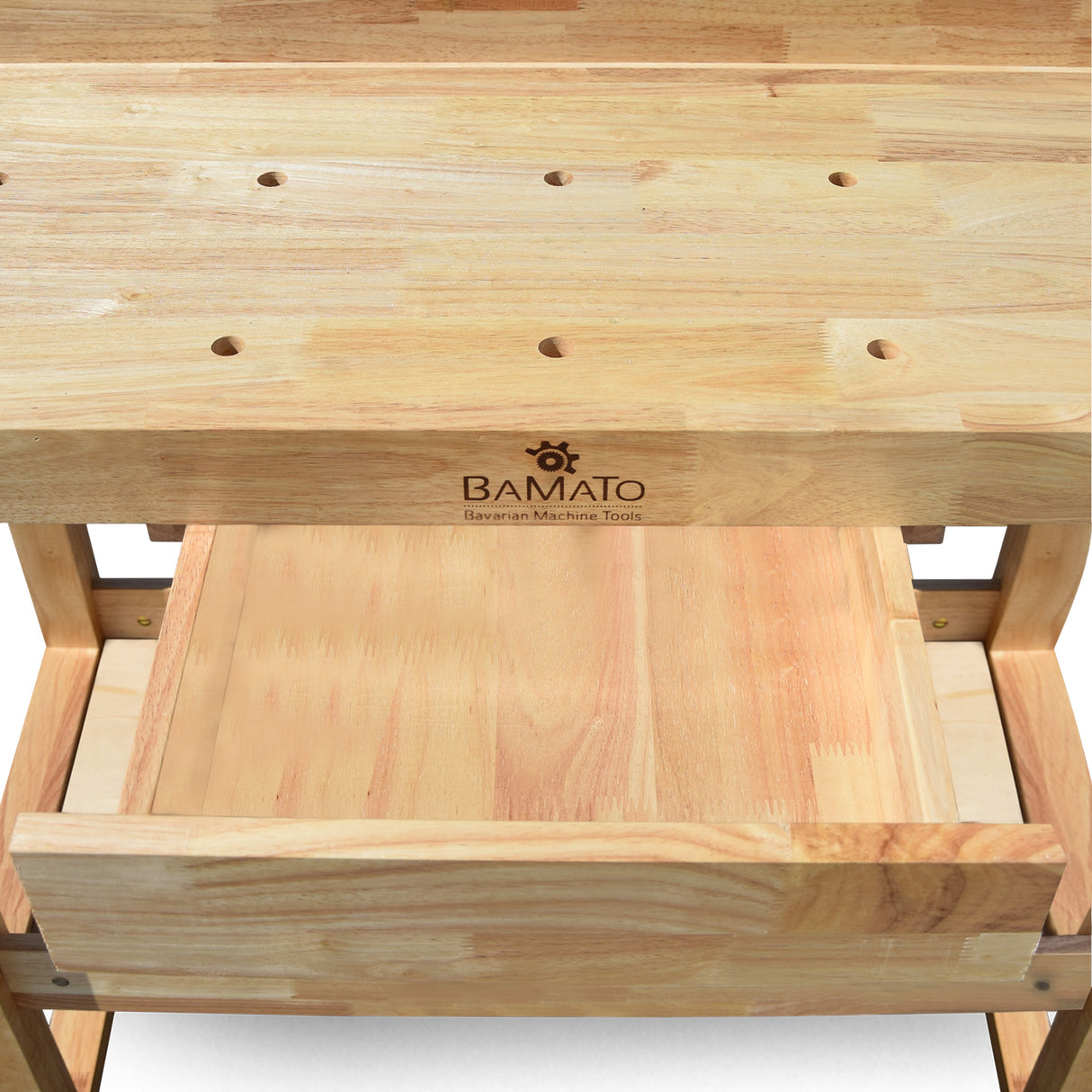 BAMATO WORK-1520 Massivholz-Werkbank