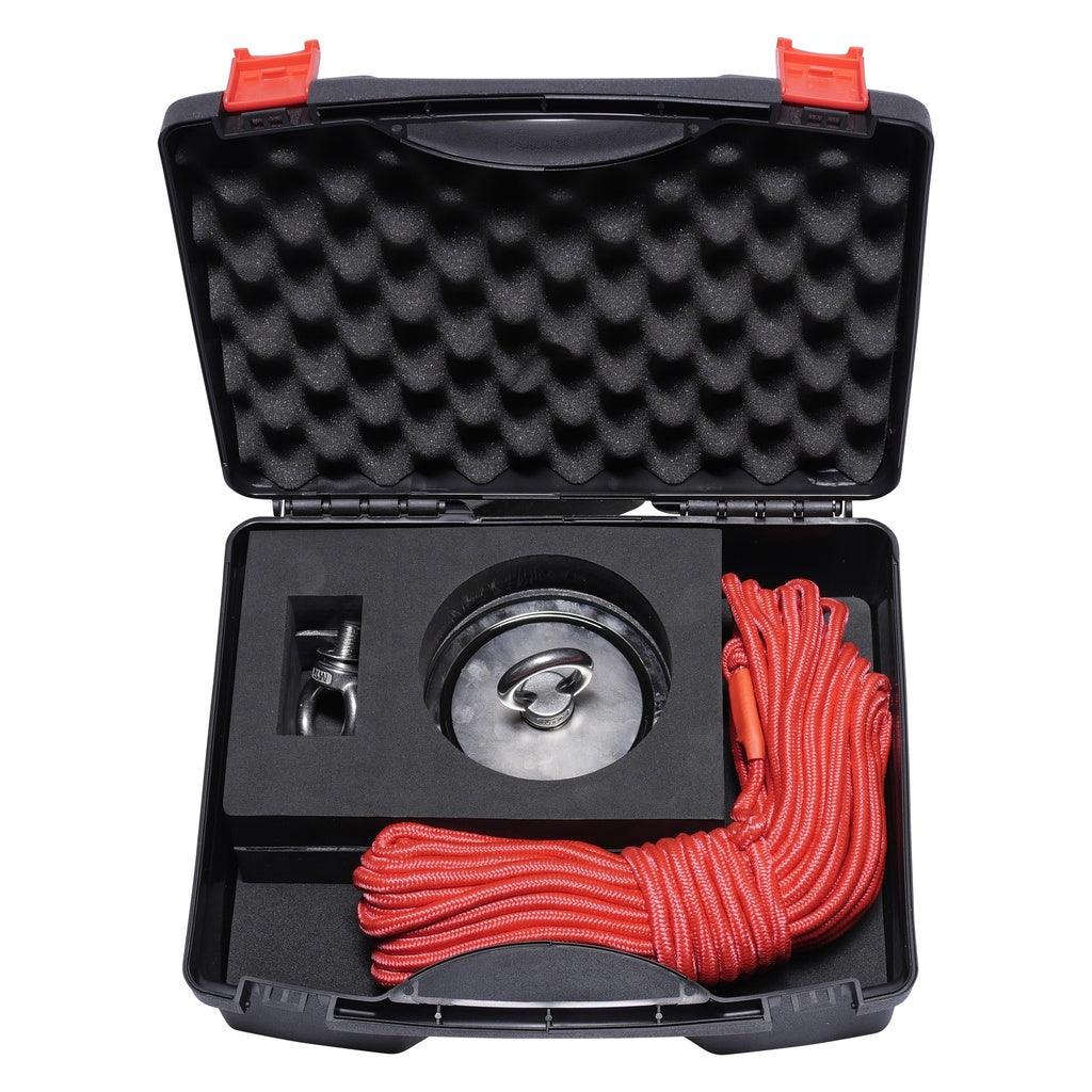XPTools Angelmagneten-Set 450 kg - inklusive Ringmutter, Schraube, Muskete und Seil - MF450BOX - Tools.de TP Profishop GmbH