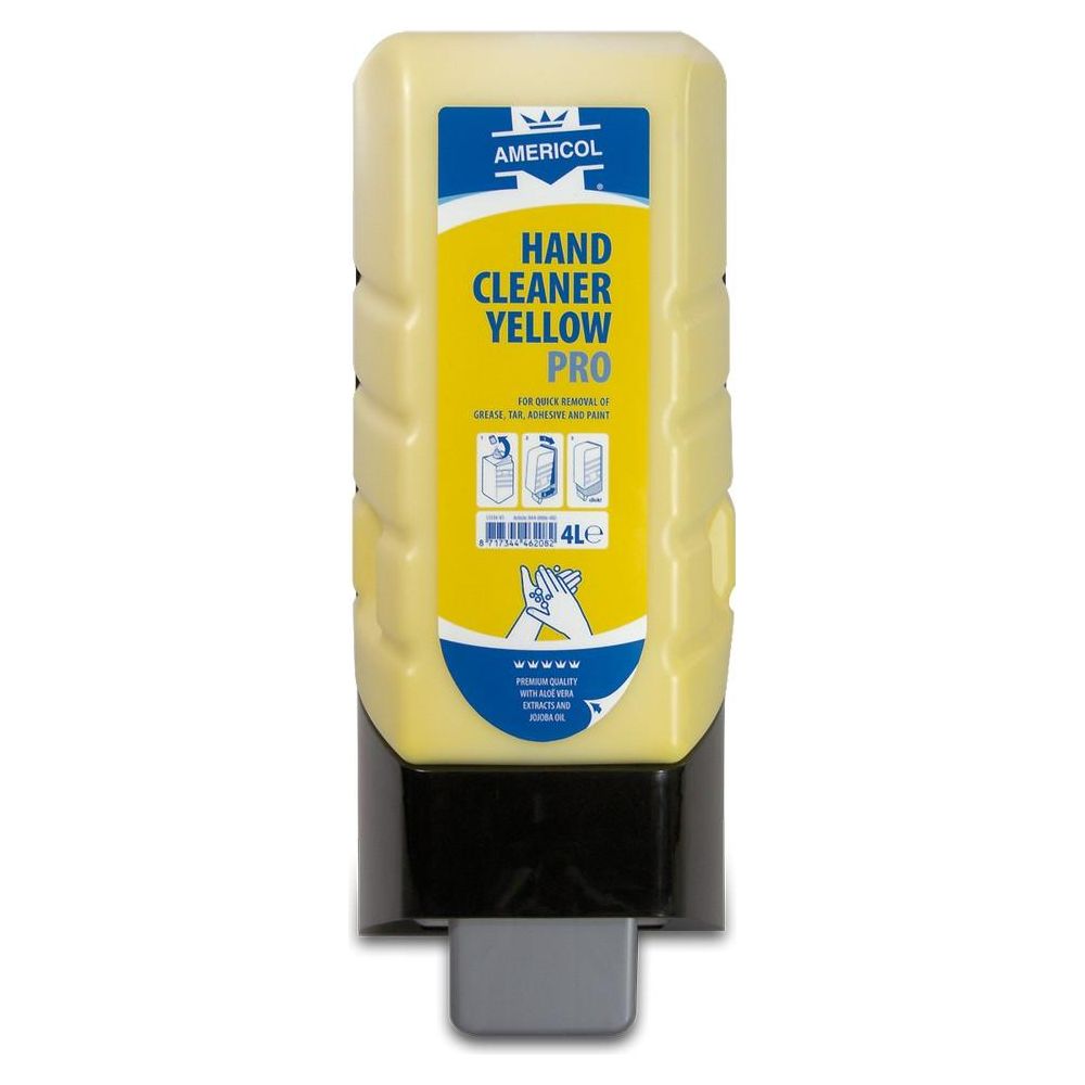 AMERICOL Handwaschpaste Pro Gelb 4 Liter - Kraftvolle Reinigung - HC04LCY - 10,02 €/L - Tools.de TP Profishop GmbH
