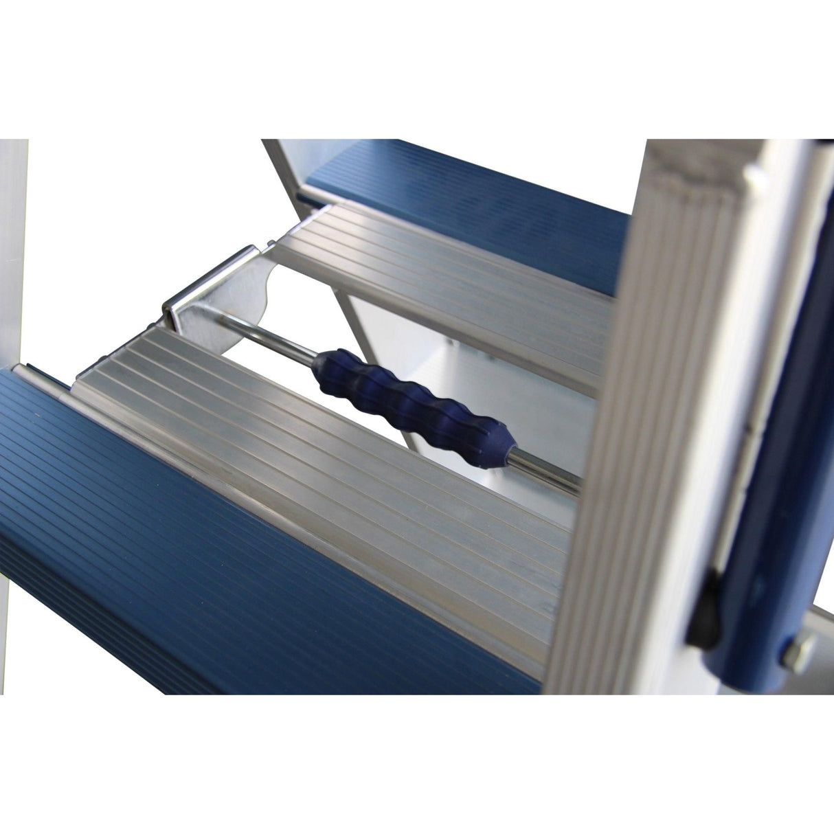 ASC Doppel Stehleiter - 4 Stufen - Robuste, beidseitig begehbare Profiqualität - NEN 2484 / EN 131 konform - ADT4 - Tools.de TP Profishop GmbH