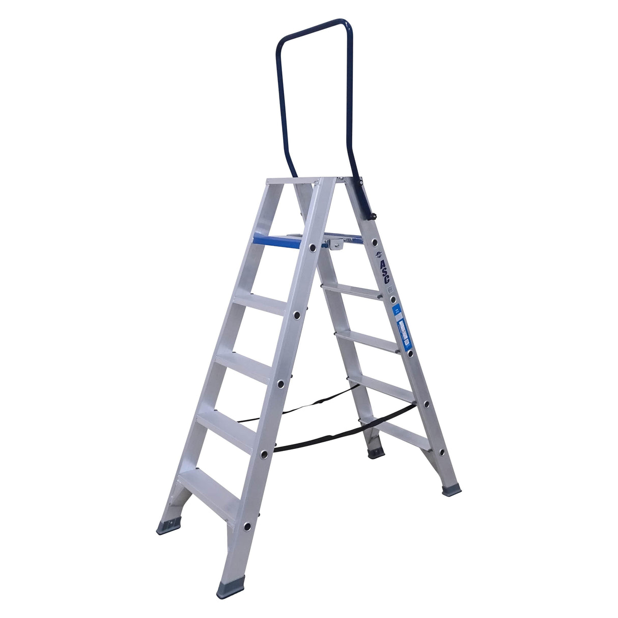 ASC Doppel Stehleiter - 6 Stufen - Robuste, beidseitig begehbare Profiqualität - NEN 2484 / EN 131 konform - ADT6 - Tools.de TP Profishop GmbH