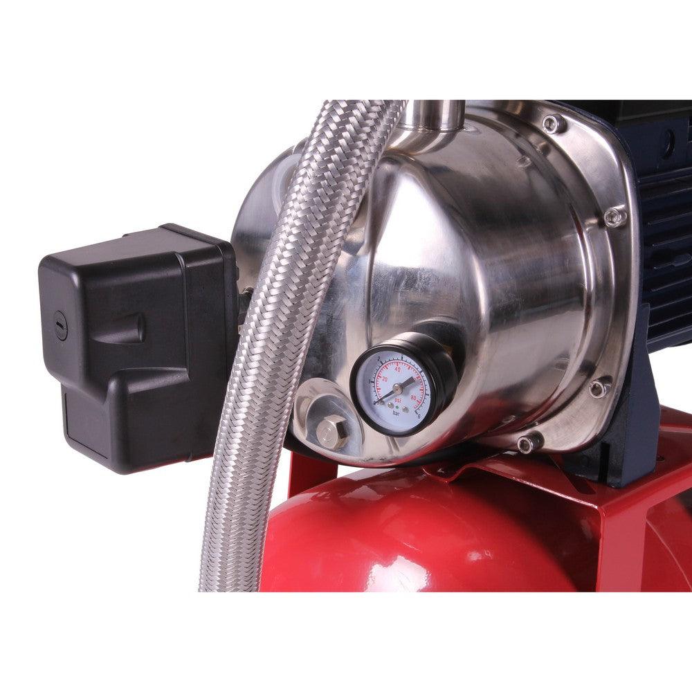 ASPIRA Hauswasserwerk Edelstahl 0.75 kW - 24 Liter Tank - MJS100AUTO - Tools.de TP Profishop GmbH