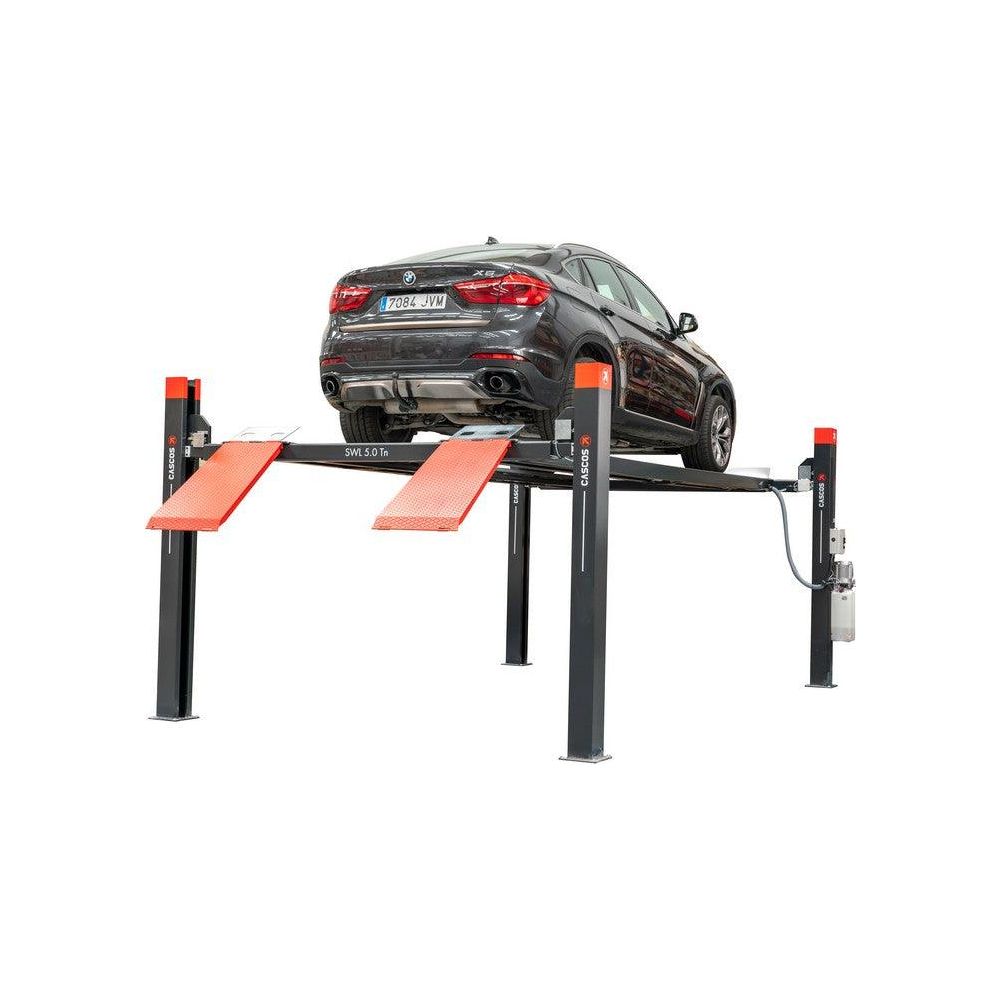 Cascos Vier Säulen Hebebühne 5000kg 5,7m flat 3m Antriebsbreite Modell 13376 - Tools.de TP Profishop GmbH