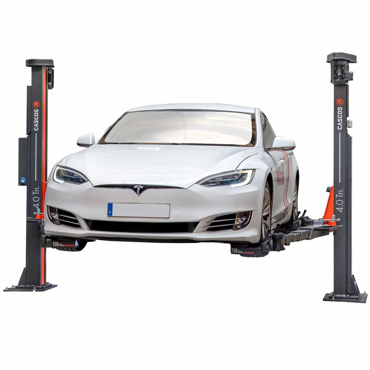 CASCOS Zwei Säulen Spindel Hebebühne für Elektro-Fahrzeuge 4000kg bodenlos 2 in 1 EVA Cascos 13194S4EVA - Tools.de TP Profishop GmbH