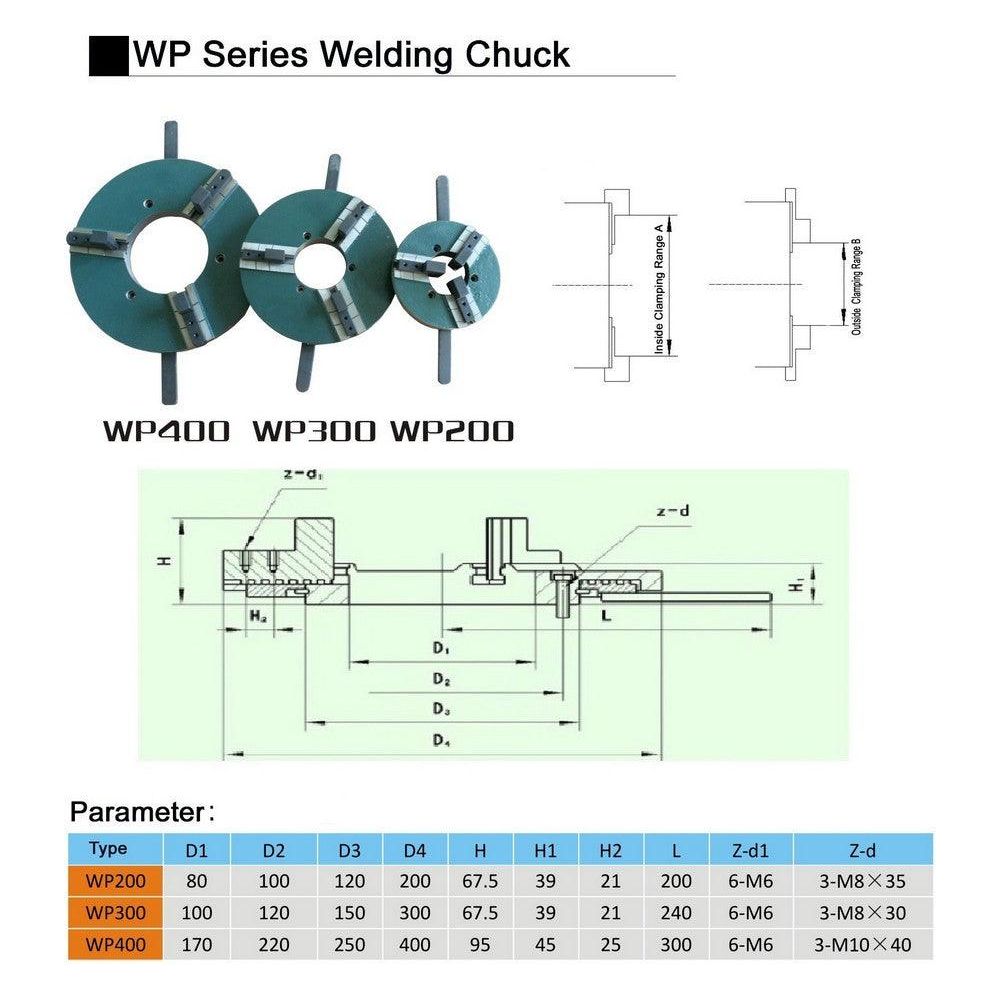Cowley 3-Backenfutter Schnellverschluss 200 mm - LKP200 - Tools.de TP Profishop GmbH