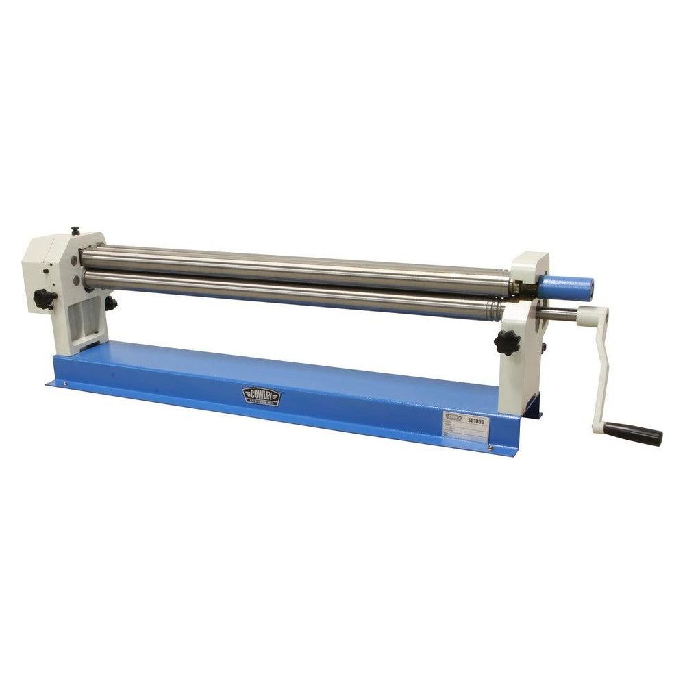 Cowley 3-Walzen Rundbiegemaschine 0,8 x 1000 mm Rollenbiegemaschine für Bleche bis 1000 mm, Biegemaschine - SR1000 - Tools.de TP Profishop GmbH