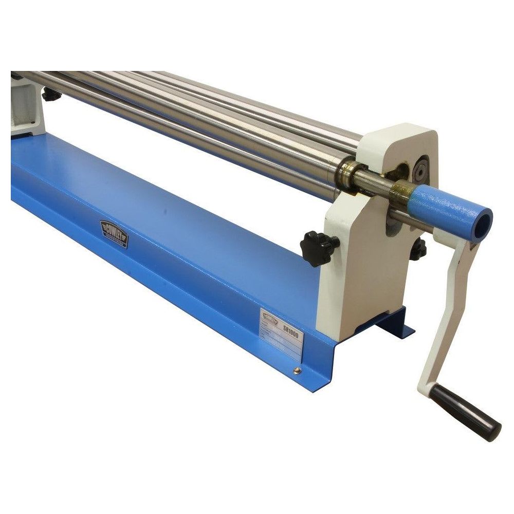 Cowley 3-Walzen Rundbiegemaschine 0,8 x 1000 mm Rollenbiegemaschine für Bleche bis 1000 mm, Biegemaschine - SR1000 - Tools.de TP Profishop GmbH