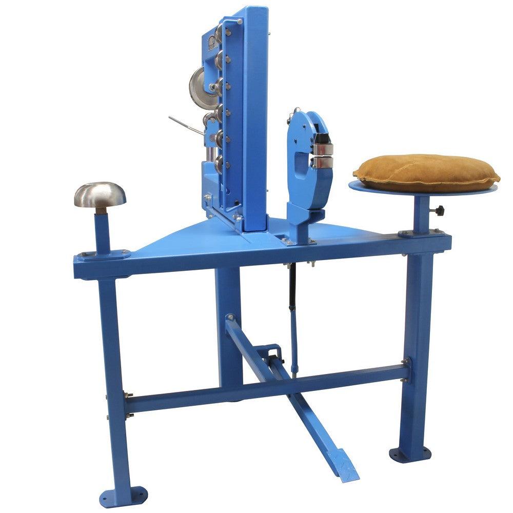 Cowley Rollenstreckmaschine Streckgerät Stauchgerät Ausbeulamboß Ledersandsack 4-fach Arbeitsplatz Metallbearbeitung English Wheel Oldtimer - EWWS710 - Tools.de TP Profishop GmbH
