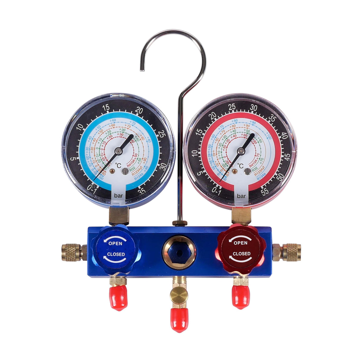 Fabbri Klimaanlagen Prüfung Satz - Manometer-Set / Klima-Diagnose-Set MMR32410A - Tools.de TP Profishop GmbH